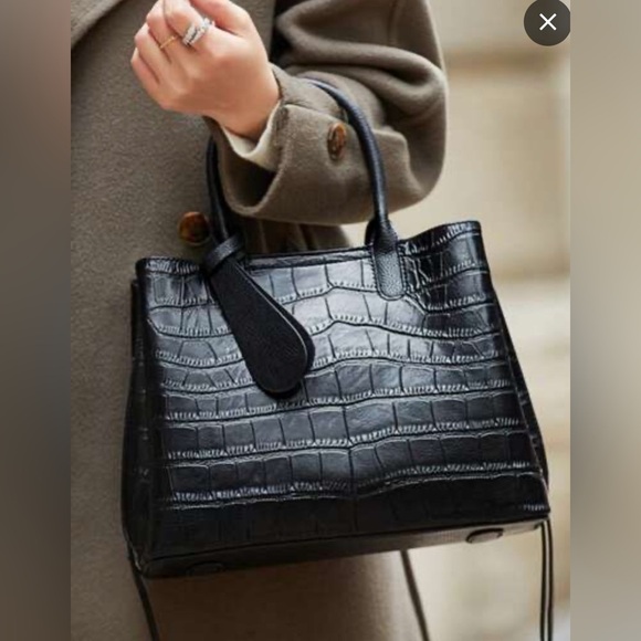 Elegant‎ Crocodile Embossed Handbag and Wallet Set - Picture 5 of 5